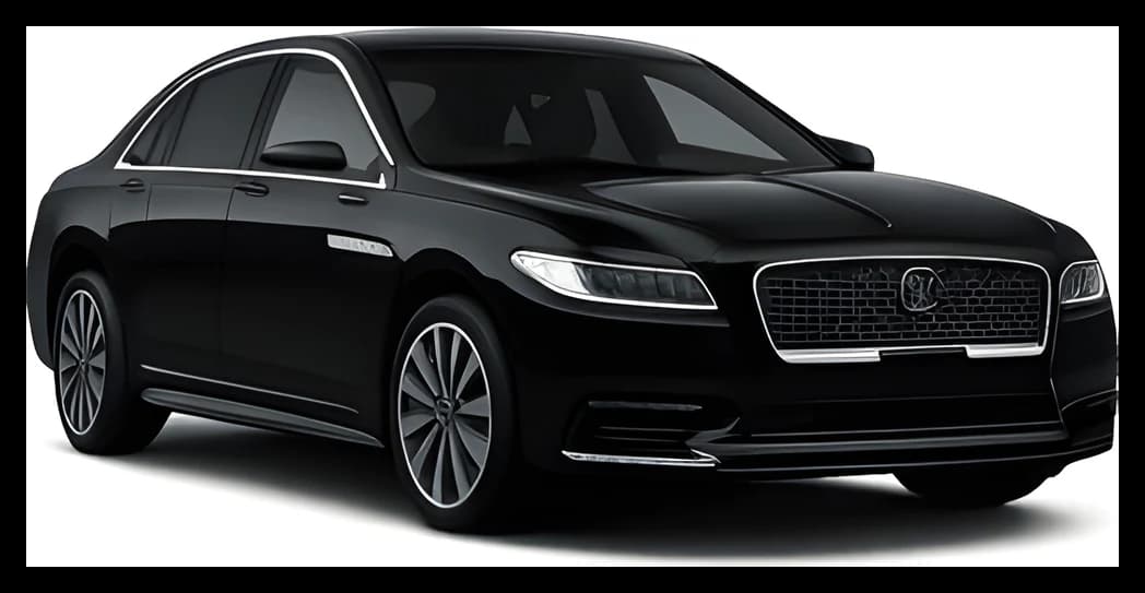 Luxury Sedan — part of the Boca Raton Airport Car Service fleet, for up to 3 passengers on FLL, PBI & MIA airport transfers, weddings, cruise-port runs, and South Florida chauffeured rides